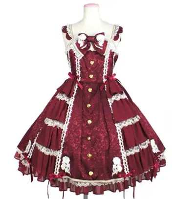 angelic pretty Dream Rose JSK & 머리띠 세트