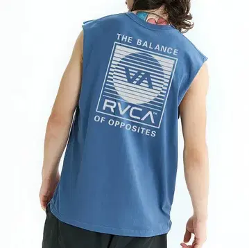 새상품 RVCA 루카 25ss BLINDER BOX 탱크탑 VNY L