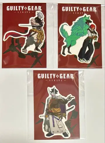 길티 기어 스티커 3종 칩 나코야키 지오바나