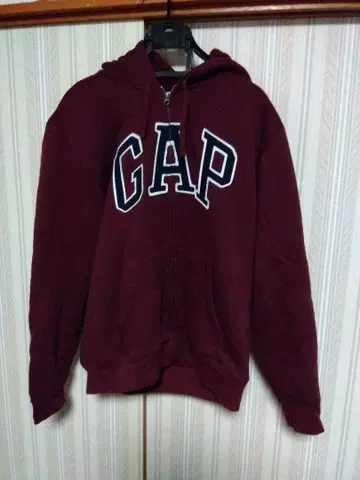 GAP 버건디 후드티 M 사이즈