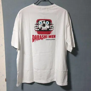 DARASHI MEN 호러 채널 T셔츠 XL