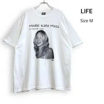 SCREEN STARS LIFE 별주 케이트 모스 티셔츠