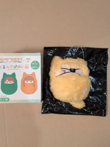 컬러풀 피치 타츠 싸개 타피누이 봉제 인형