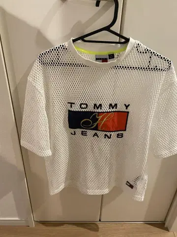 TOMMY JEANS 메쉬 티셔츠 S 사이즈