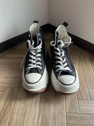 [ 가격 인하 중 ] CONVERSE 하이컷 스니커즈 트랙 웨이브