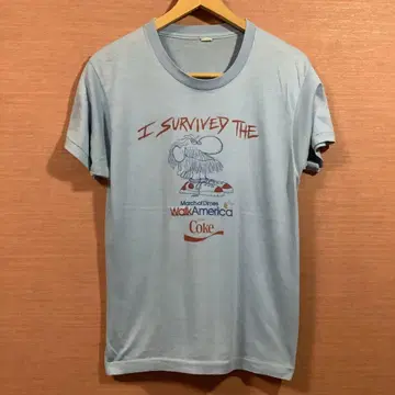 80년대 빈티지 티셔츠 Walk America 이벤트 미국제