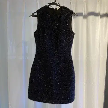 ZARA 라메 원피스 XS 블랙