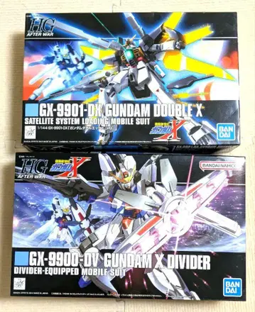 HG 건담 더블 X & X 디바이더 세트