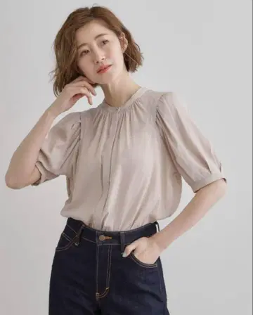 그로브 오분 소매 셔츠 블라우스 M