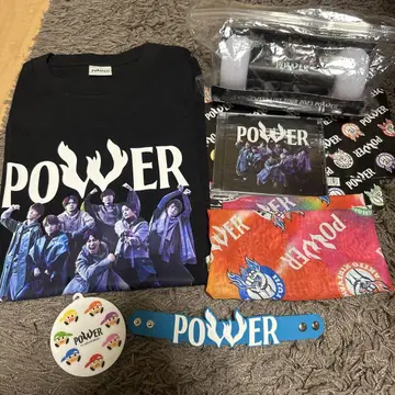 WEST.POWER 투어 굿즈 3세트 + 통판반 T셔츠 CD 세트 + 덤