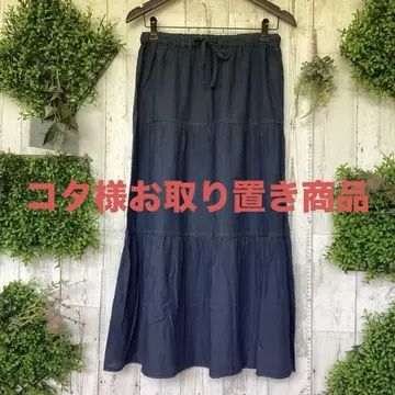 평평하게 놓은 허리 34, 허리 밴딩 있음