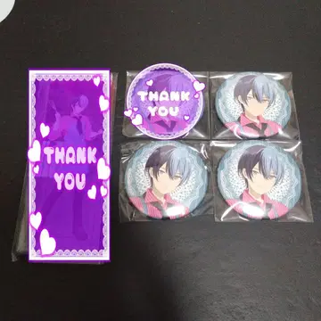 프로세카 타워 레코드 카페 캔뱃지 아크릴 블록 아오야기 토야