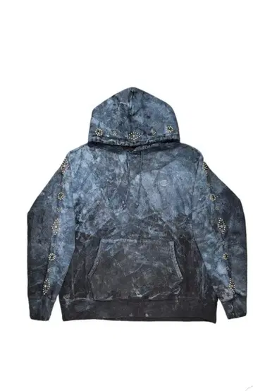 DENIM DOCTORS 사이즈 1 스터드 데님 후드티 HTC
