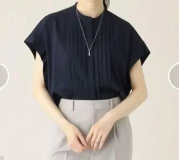 새상품급 UNTITLED 언타이틀 플리츠 블라우스 2 블랙