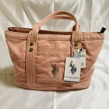 U.S. POLO ASSN. 폴로 토트백 핑크 택 포함