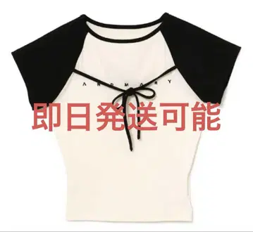 andmary alma ribbon tops 아이보리