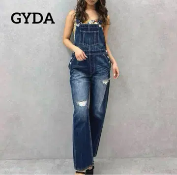 GYDA 제이다 데미지 LOOSE 데님 살로펫