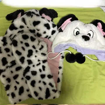 디즈니 101마리 강아지 머플러 팬 캡 묶음 판매