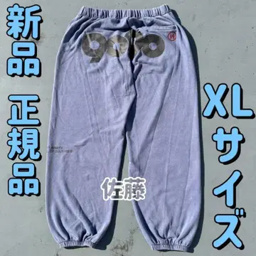 새상품 XL 사이즈 90 Logo Assort Sweat Pants 블루
