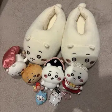 치이카와 하치와레 토끼 인형 키링 룸슈즈