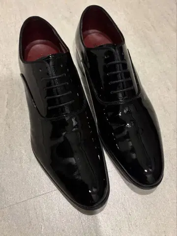REGAL 블랙 스트레이트 팁 25.5cm