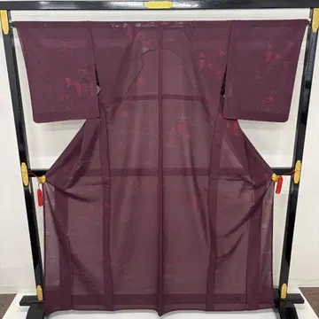 여름 기모노 모노사 샤 한여름 기모노 오리비 순수 실크 AK-7577