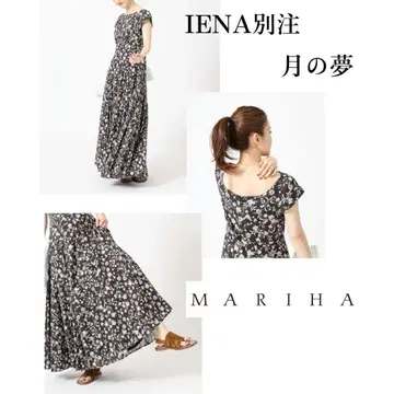 MARIHA IENA 별주 달의 꿈 드레스 플라워 프린트