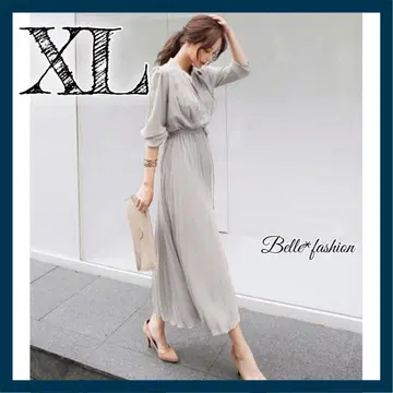 새상품 그레이 셔츠 원피스 XL 봄/여름 여성용 체형 커버 예쁜