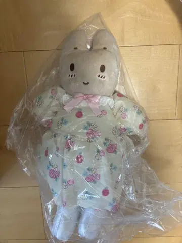 마론크림 플라워 원피스 BIG 봉제 인형