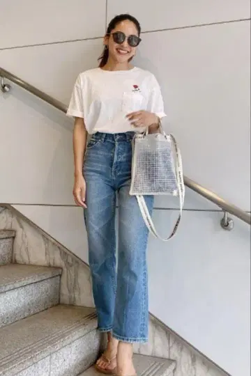 새상품급_Vicente center press straight denim