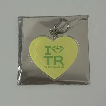 I love treasure 하트 아크릴 키링 popup