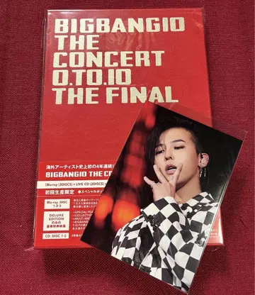 BIGBANG 0.TO.10 Blu-ray DVD CD 포토카드 지드래곤