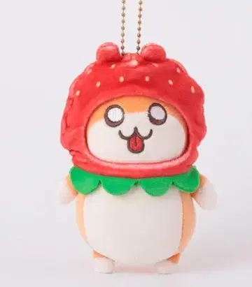 딸기 모자 봉제 인형 마스코트