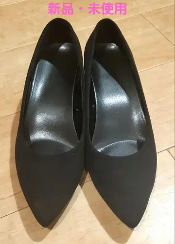 지유 마쉬멜로우 펌프스 힐 24cm 블랙