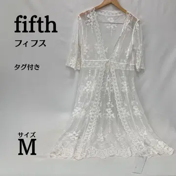 택 포함 새상품 피프스 fifth 화이트 레이스 원피스 M 사이즈