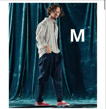 ANGENEHM Balloon silhouette 데님 팬츠 M 사이즈