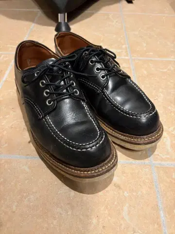 RED WING SHOES 블랙 워크 부츠 7 1/2 D