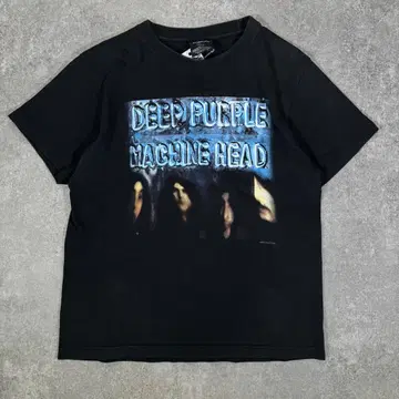 00s DEEP PURPLE 밴딩 티셔츠 반팔 [S] 2005 카피라이트