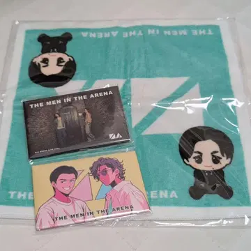 N/A 복권 니시키도 료 아카니시 젠 손수건 캔뱃지 핸섬 3개 세트