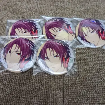 마쓰오카 린 캔뱃지 버터플라이 Free! 5개