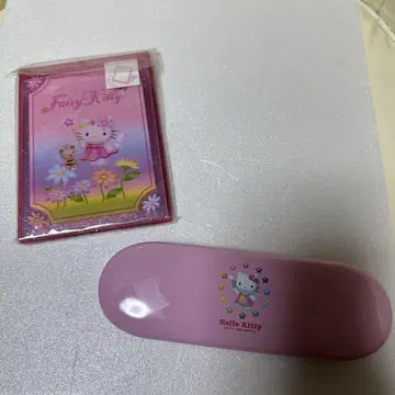 131 헬로 키티 페어리 키티 거울 & 펜 케이스