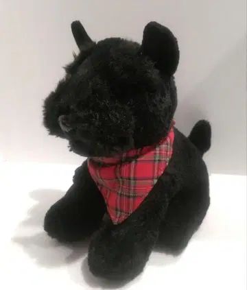AURORA 오로라 봉제 인형 슈나우저 블랙 강아지