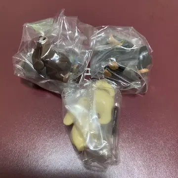 건전지 닥스 닥스훈트 가챠 3종 세트
