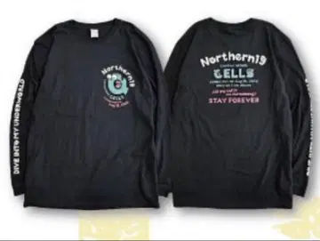 Northern19 CELLS 롱 T M 사이즈 블랙