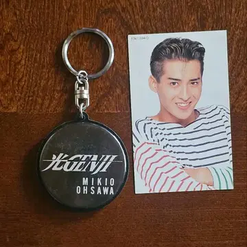 쇼와 레트로 오사카 오사카키 키링과 사진 카드