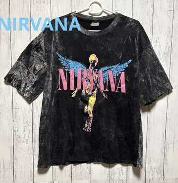 Nirvana 닐바나 밴드 티셔츠 빈티지 블리치 가공