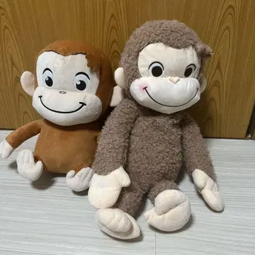 원숭이 봉제 인형 2개 세트