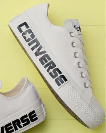 CONVERSE 화이트 스니커즈 로고