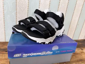 새상품 스케쳐스 블랙 스포츠 샌들 22cm