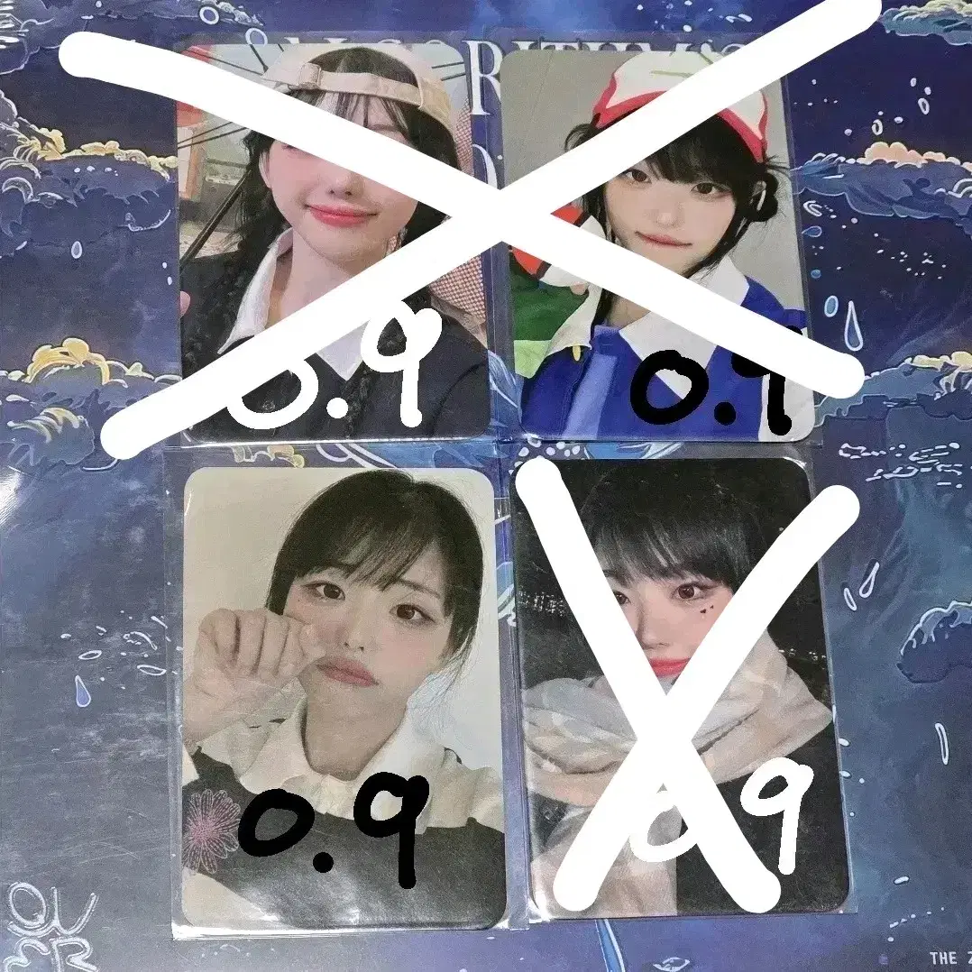 QWER Chodan unreleased photocard on Bunjang Global Site.